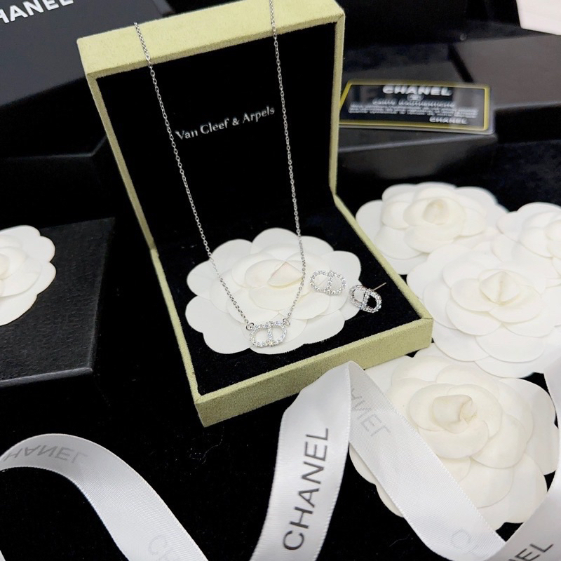 Bộ trang sức CD đính đá hàng TITAN bền màu bảo hành đá sáng Shop chavi