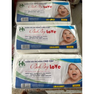 Khăn giấy khô đa năng cao cấp Baby love 200gr
