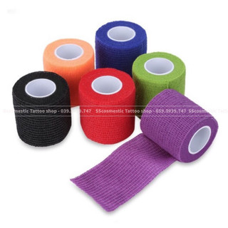 Băng Dính Vải Quấn Máy Xăm,Thun Quấn Máy Phun Xăm Quấn Cổ Tay