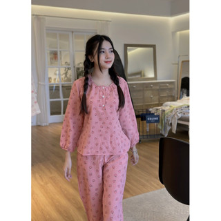 PIJAMA CỔ TRÒN QUẦN DÀI COMICHOUSE