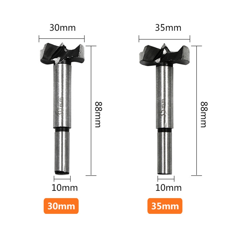 Bộ 5 mũi khoét gỗ 15-35mm chuôi tròn, mũi khoan gỗ