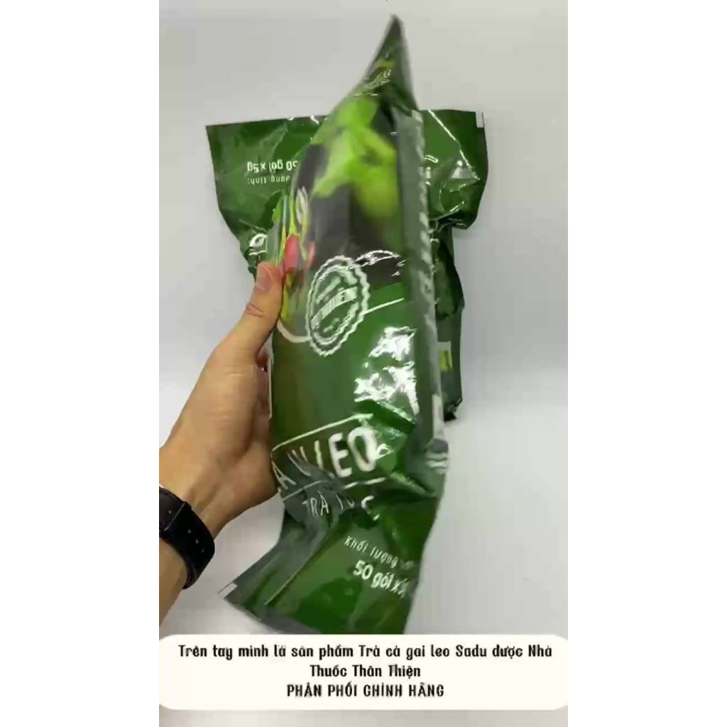 Trà Cà Gai Leo SaduThải Độc gan hút chân không 250gr