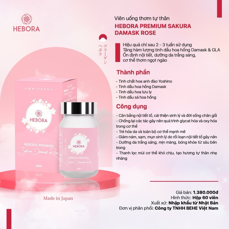 Bộ Sản Phẩm collagen hebora