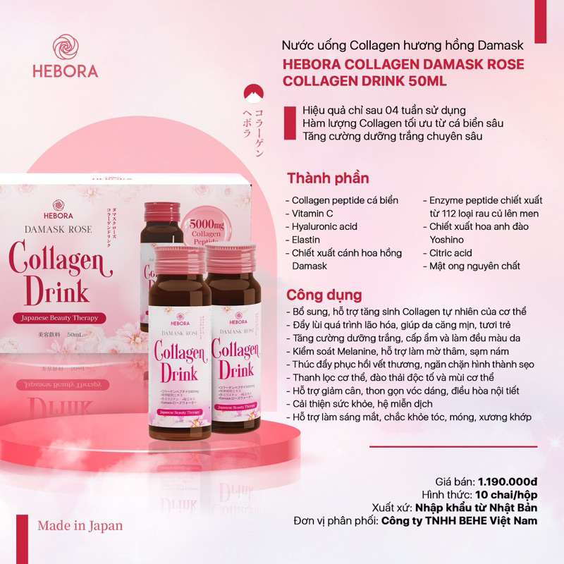 Bộ Sản Phẩm collagen hebora