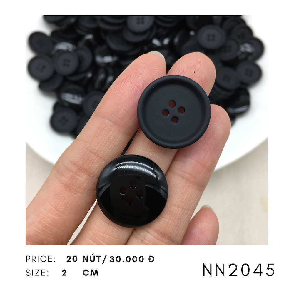 Set 20 nút áo NN2045, size 2cm