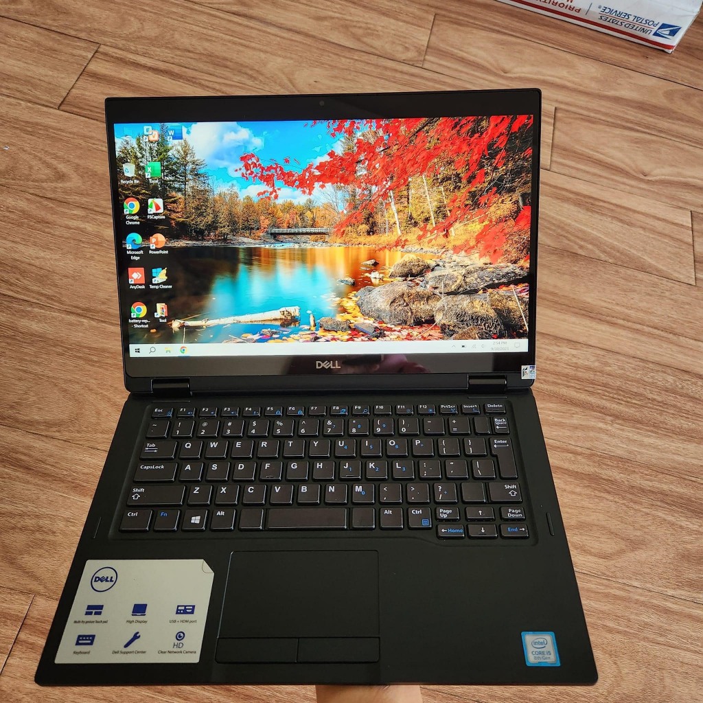 Laptop 2 in 1 Cảm Ứng Dell 5300-7390 Core i7 - 8650u/ Ram 16gb /SSD 256gb / Xoay Gập 360 độ dùng như Máy tính bảng