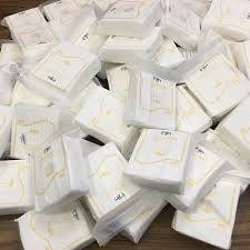 Bông tẩy trang 222 miếng 3 lớp Cotton Pads, không sơ, mềm mịn, siêu thấm hút, bông tẩy trang 222 miếng