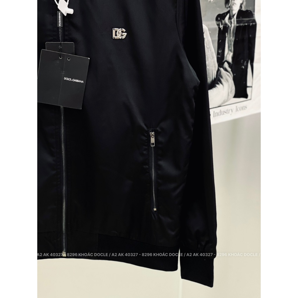 Áo khoác gió nam dáng Bomber 2 lớp có khóa kéo chất vải gió nhập khẩu , hàng cao cấp