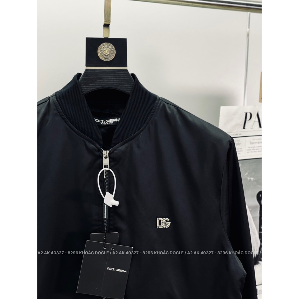 Áo khoác gió nam dáng Bomber 2 lớp có khóa kéo chất vải gió nhập khẩu , hàng cao cấp