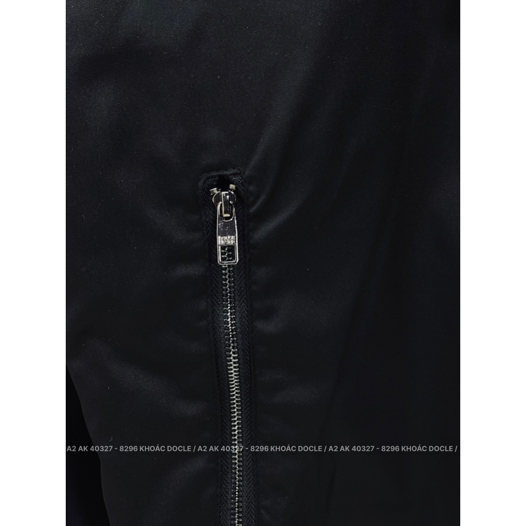 Áo khoác gió nam dáng Bomber 2 lớp có khóa kéo chất vải gió nhập khẩu , hàng cao cấp