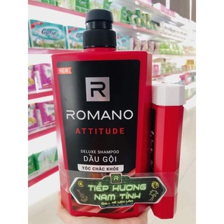 Dầu gội Romano Attitude 650 gr Tặng sữa tắm romano 150 gr