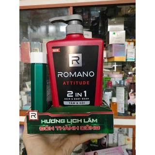 Tắm gội romano 650 gr tặng sữa tắm romano 150 gr