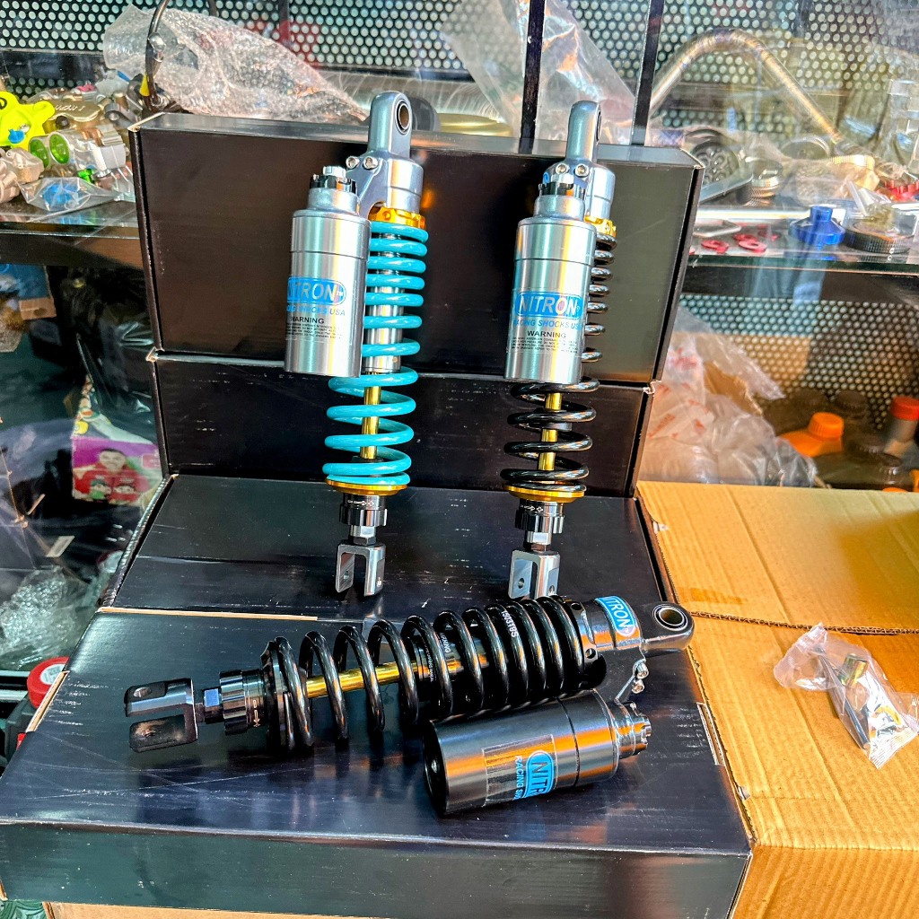 Phuộc Nitron Vario Bình Dầu Trên A100