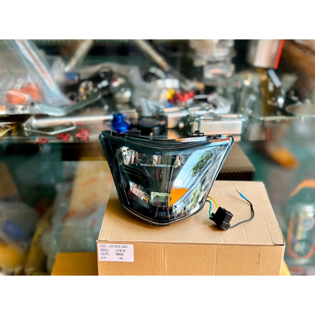 Pha đèn 2 Tầng Exciter 135 4S 2005-2010 Màu khói Cos - Pha Chuẩn