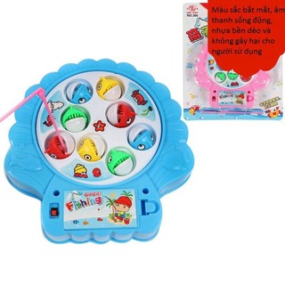 Vỉ đồ chơi câu cá siêu rẻ 2 cần 8 cá