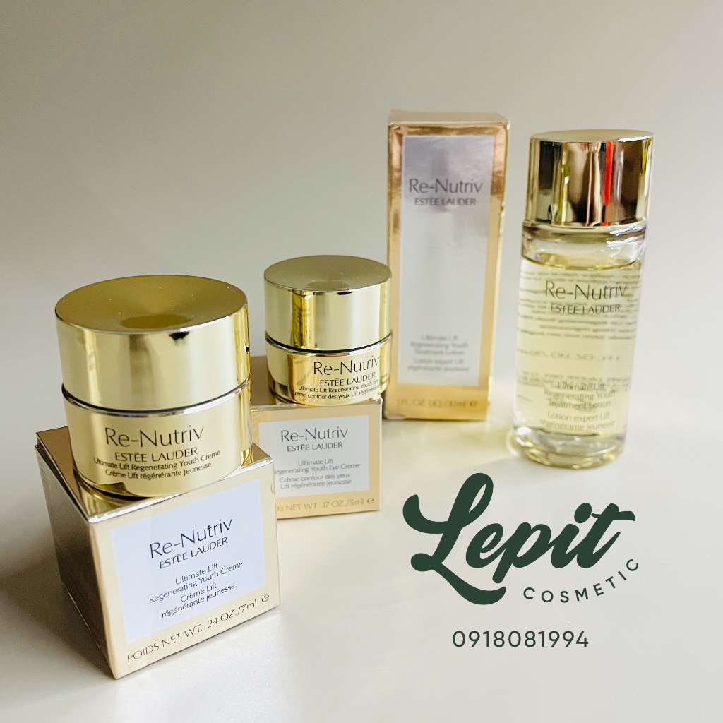 Kem dưỡng mặt, kem mắt, lotion nâng cơ tái tạo làn da Estée Lauder Re-Nutriv Ultimate Lift Regenerating Youth Creme