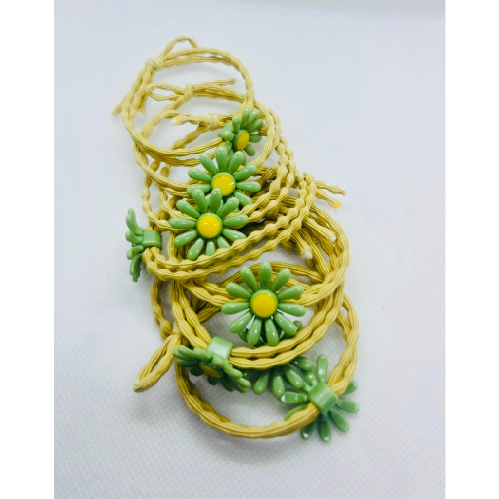 Dây buộc tóc hàn quốc hoa cúc đẹp dễ thương