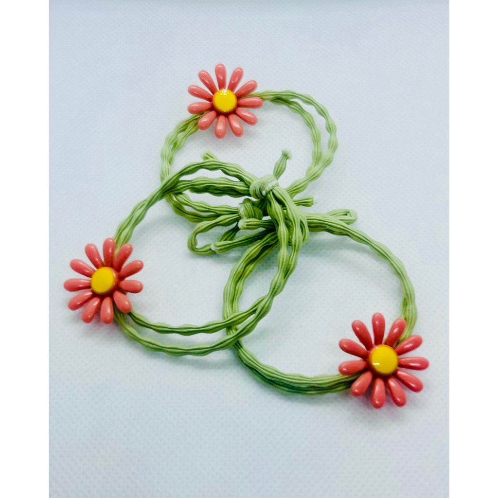 Dây buộc tóc hàn quốc hoa cúc đẹp dễ thương