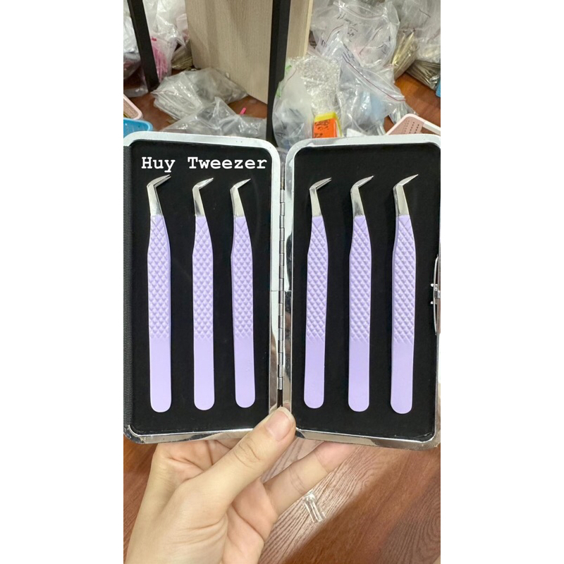 Nhíp Volume Màu Tím Nhạt