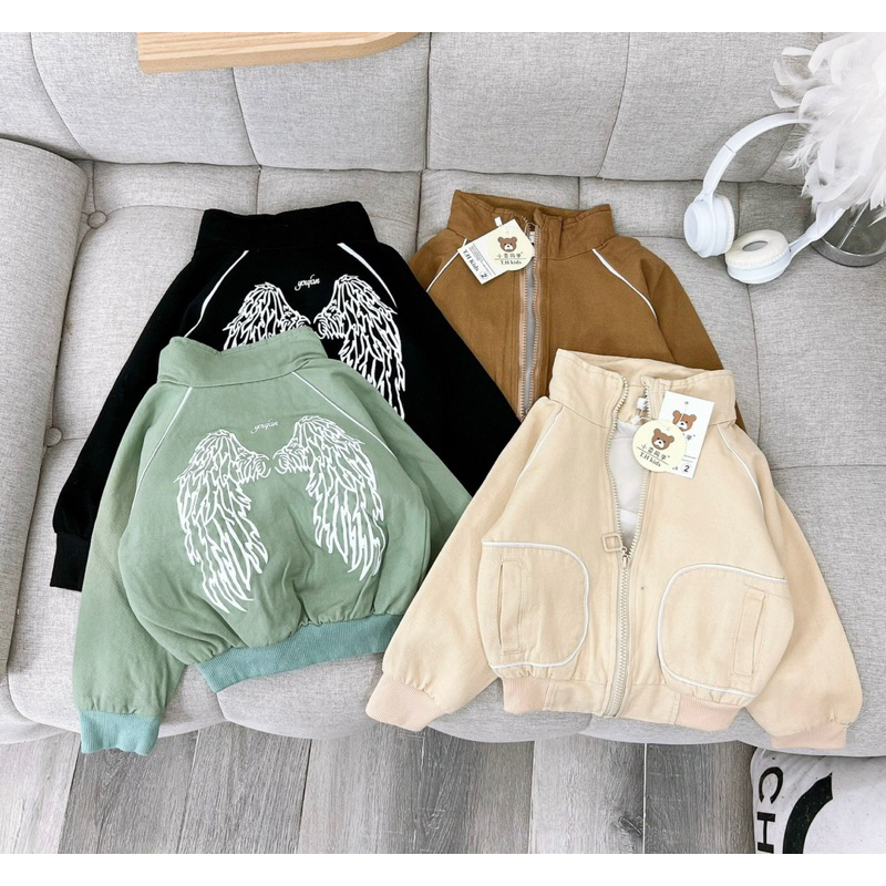 Áo khoác kaki  hàn quốc cho bé trai