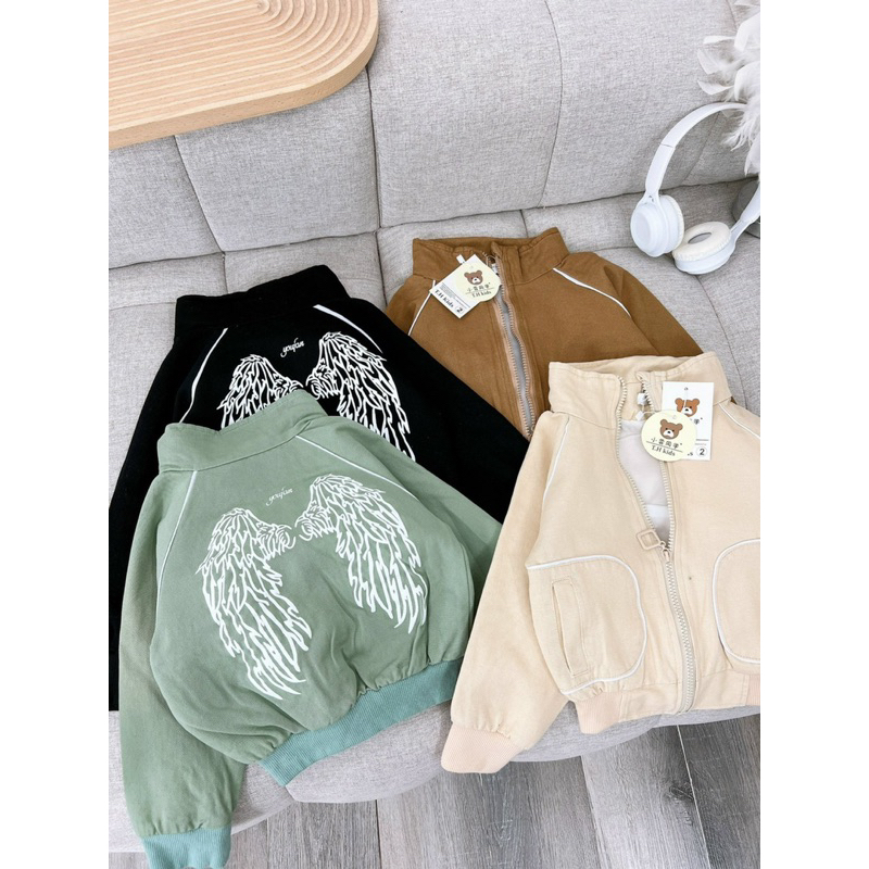 Áo khoác kaki  hàn quốc cho bé trai