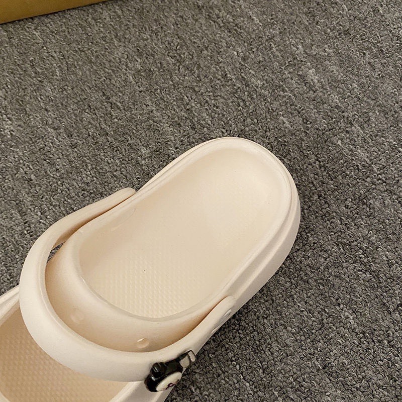 Dép sục KOROMI nữ đế cao 3.5cm, Tặng kèm sẵn Charm 3D như ảnh