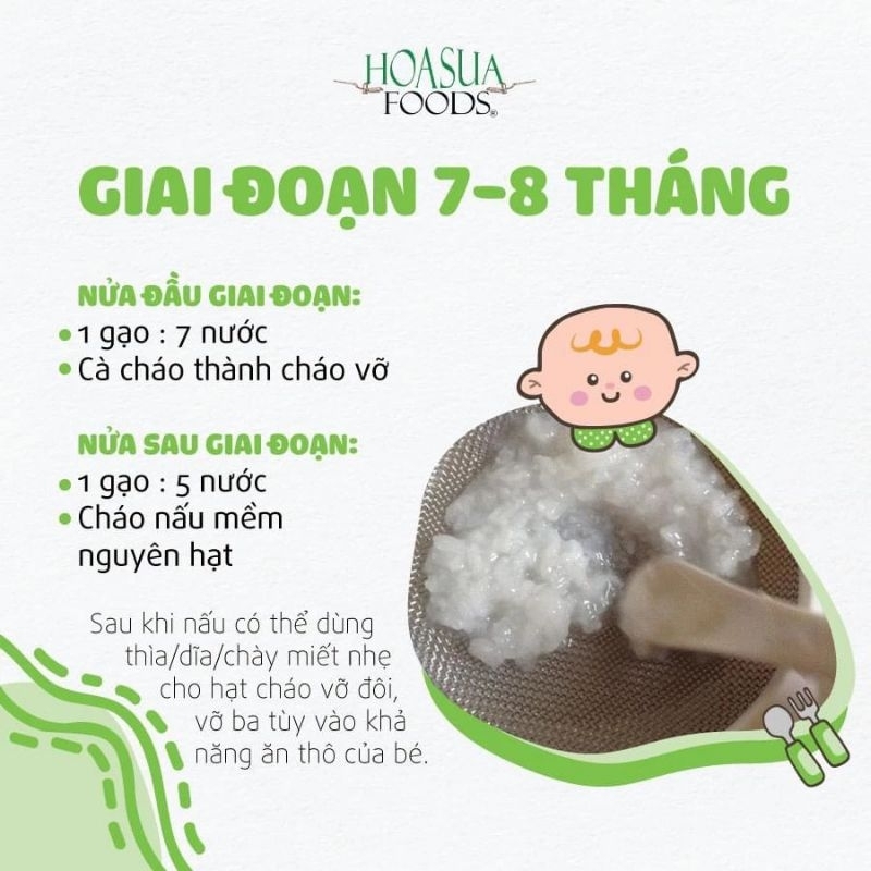 Gạo trắng hữu cơ Japonica Hoa Sữa Food 1Kg nấu cháo/cơm ăn dặm cho bé | BigBuy360 - bigbuy360.vn