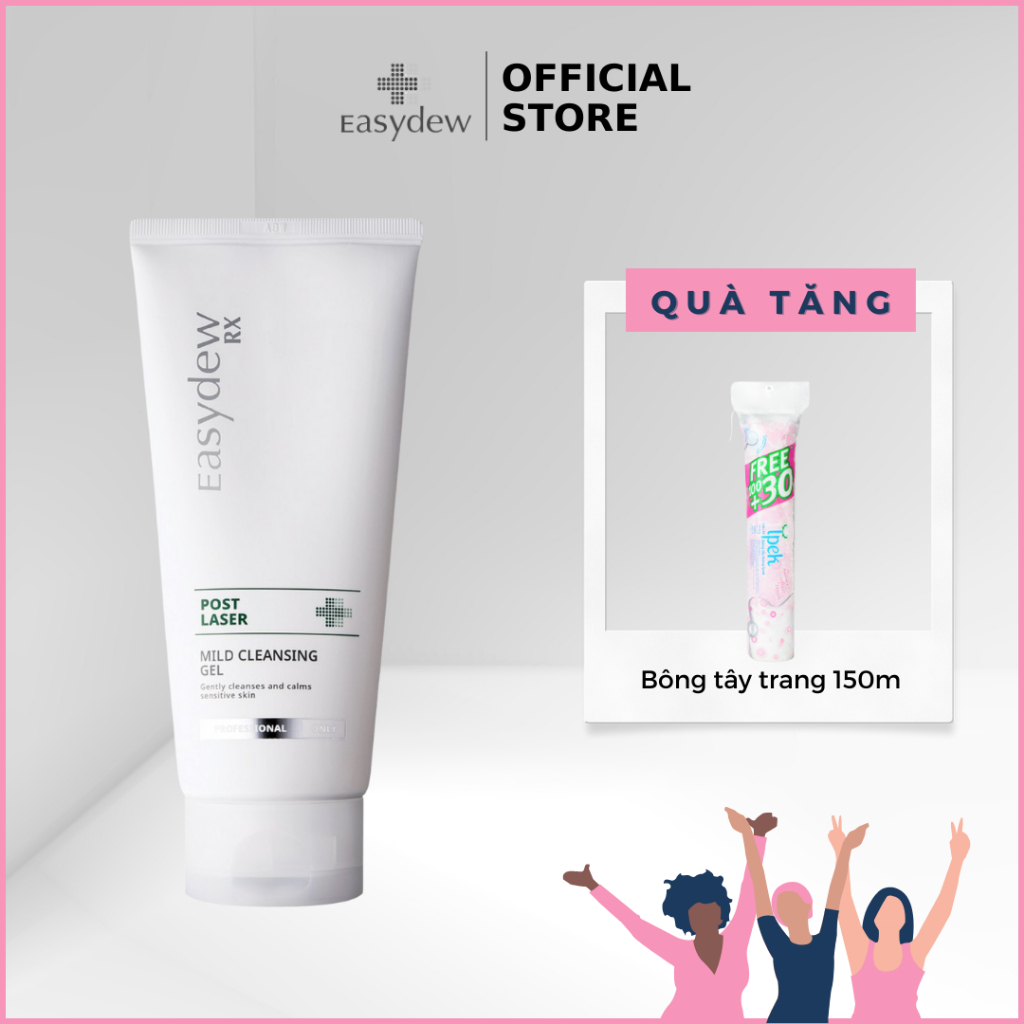 Sữa rửa mặt dạng gel dịu nhẹ dành cho da nhạy cảm Easydew RX Post Laser Mild Cleansing Gel 150ml