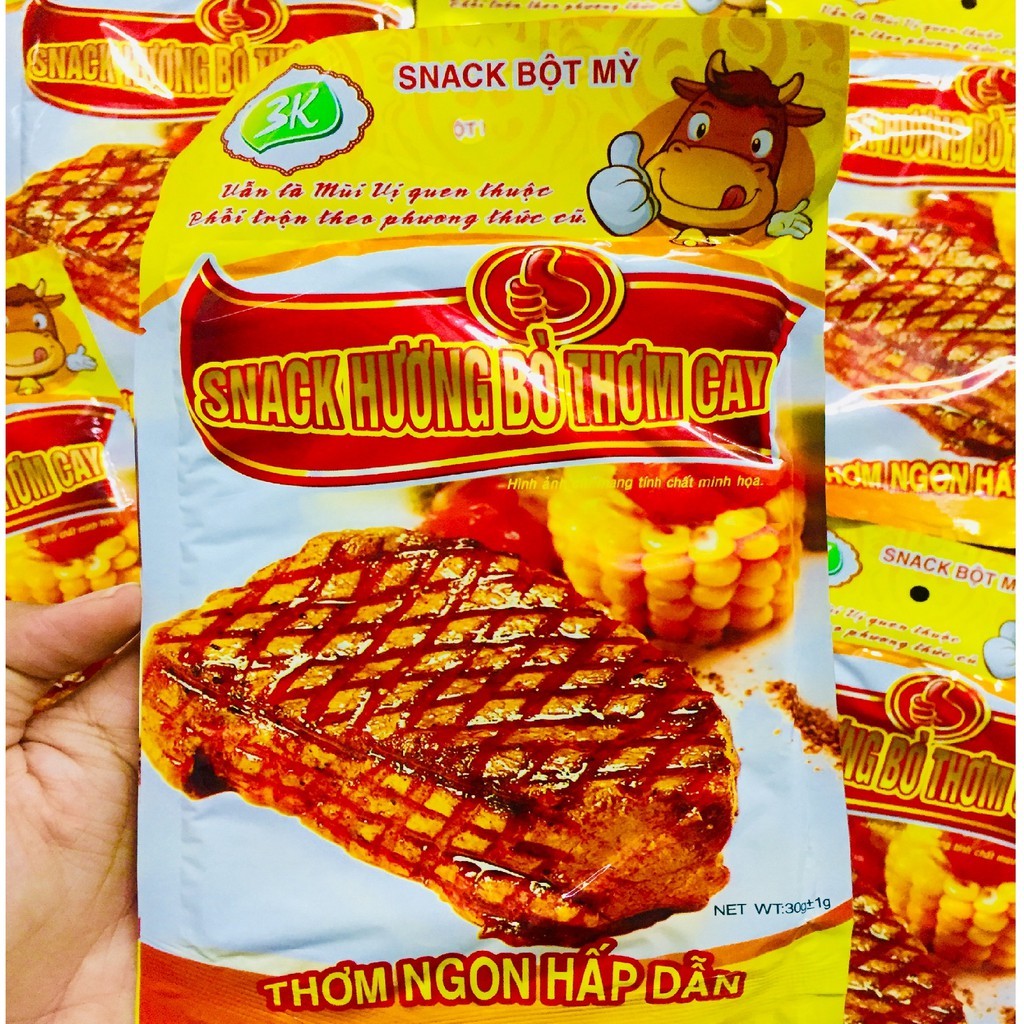 Snack Hương Bò Thơm Cay Ăn Vặt Cổng Trường - KEMFOOD