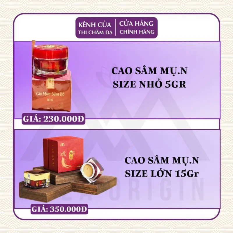 CAO MỤN SÂM ĐỎ - 36 VỊ ĐÔNG Y 15GR (MUA 2HOP ĐÃ ĐƯỢC GIÁ SĨ)