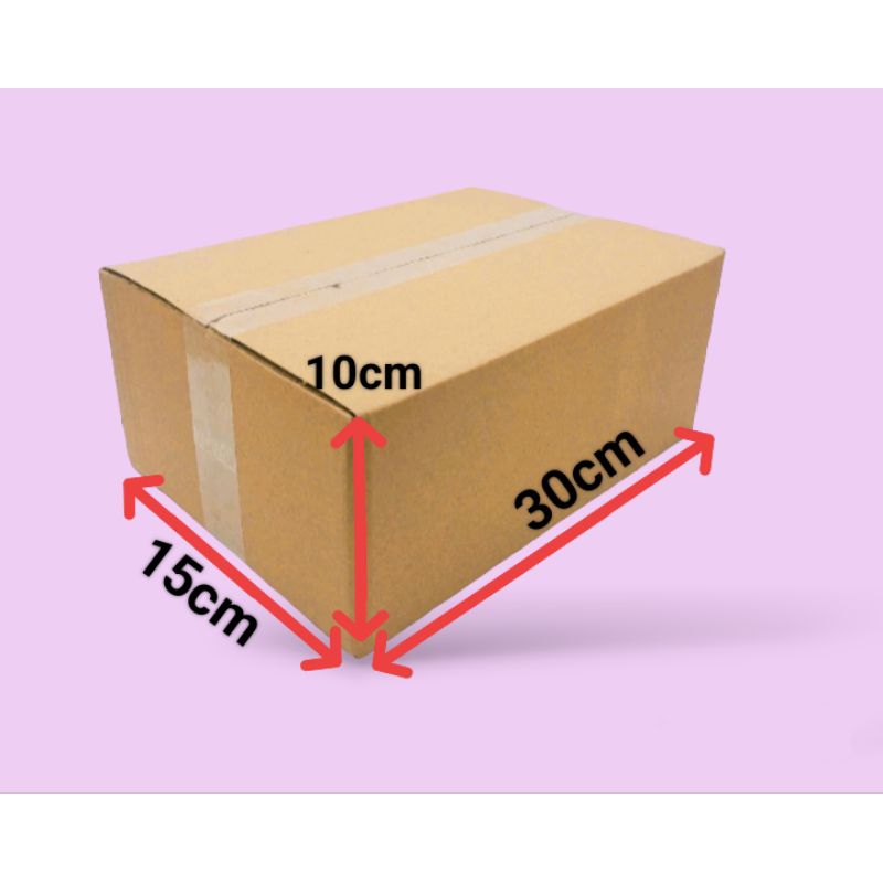 Hộp carton 30x15x10 gói hàng KOL