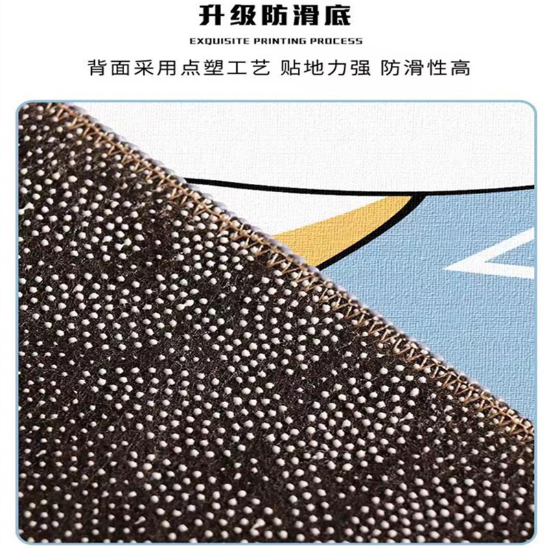 Set 2 thảm bếp hình thú dễ thương decor nhà bếp - Bộ 2 thảm hoạt hình mẫu mới lót bếp, phòng ngủ, nhà tắm đa năng