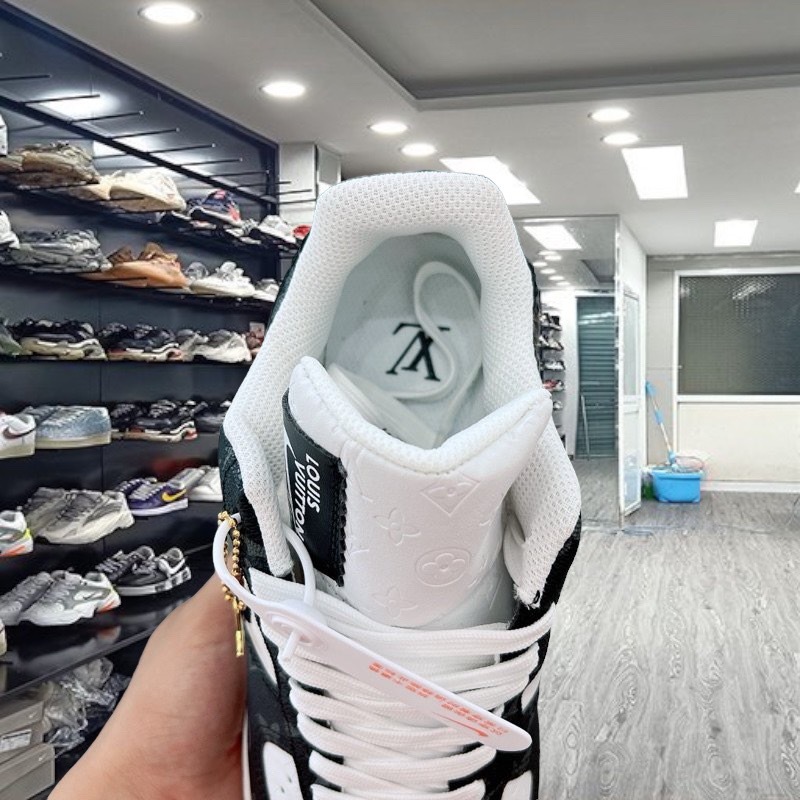 Giày Nike_AF1 LV Black, Giày Air Force 1 LV Đen, Xám Hàng Cao Cấp dễ phối đồ Full Box Bill - Yabi_Boutique