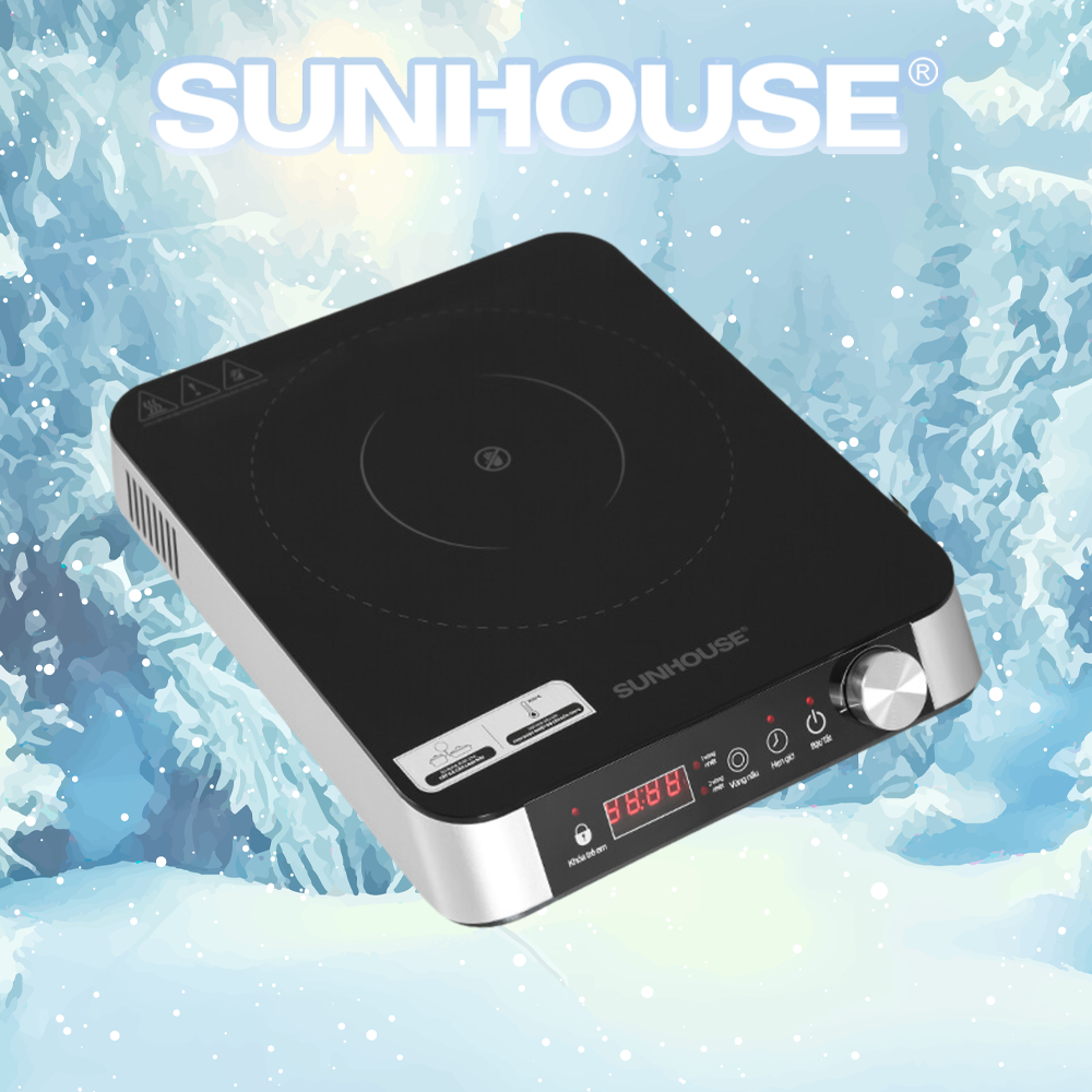 Bếp hồng ngoại 2 vòng nhiệt SUNHOUSE SHD6024 - Bảo hành chính hãng 12 tháng
