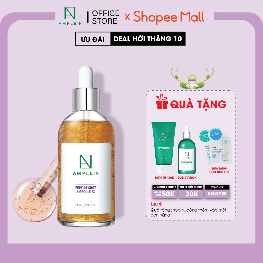 Tinh Chất Chống Lão Hóa AMPLE:N Peptide Shot Ampoule 2X 100ML