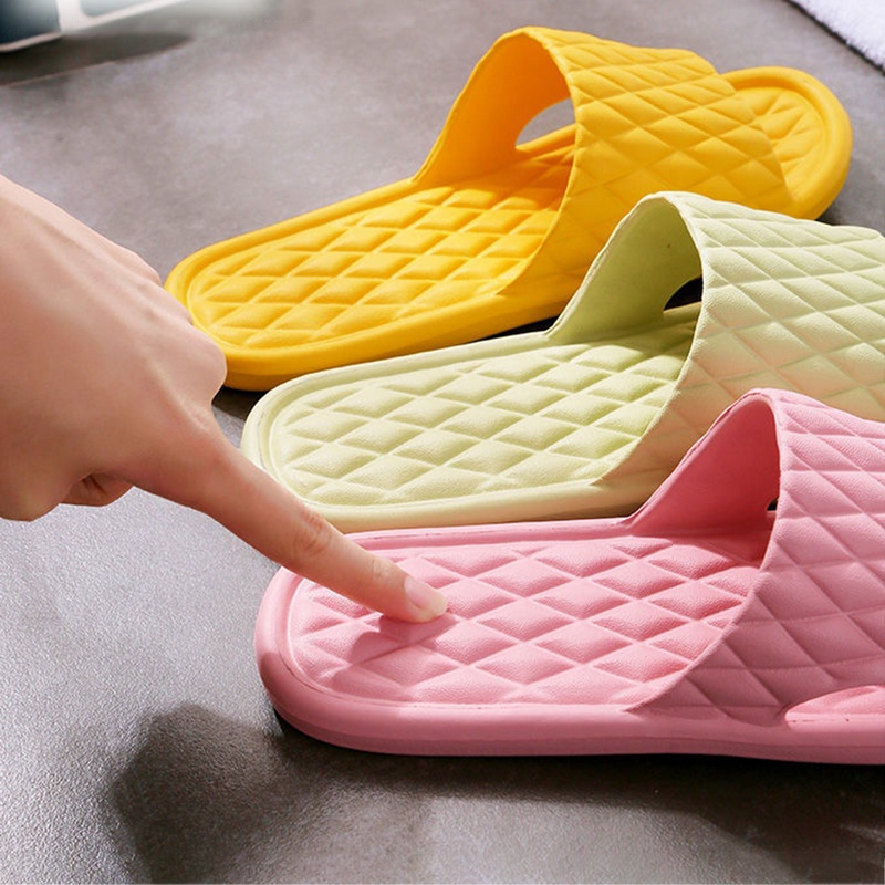 Dép đi trong nhà siêu nhẹ siêu bền họa tiết hình trám, chất liệu eva không ngấm nước chống trượt