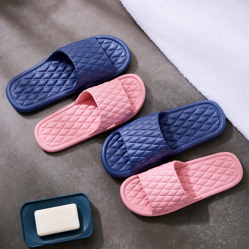 Dép đi trong nhà siêu nhẹ siêu bền họa tiết hình trám, chất liệu eva không ngấm nước chống trượt