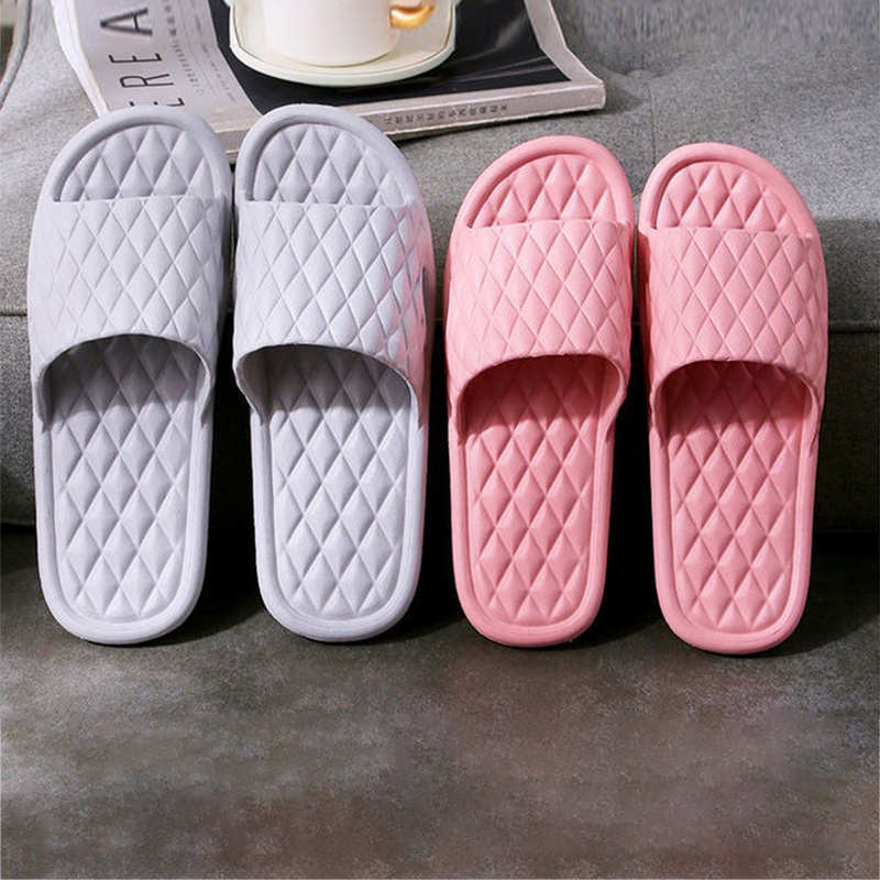 Dép đi trong nhà siêu nhẹ siêu bền họa tiết hình trám, chất liệu eva không ngấm nước chống trượt