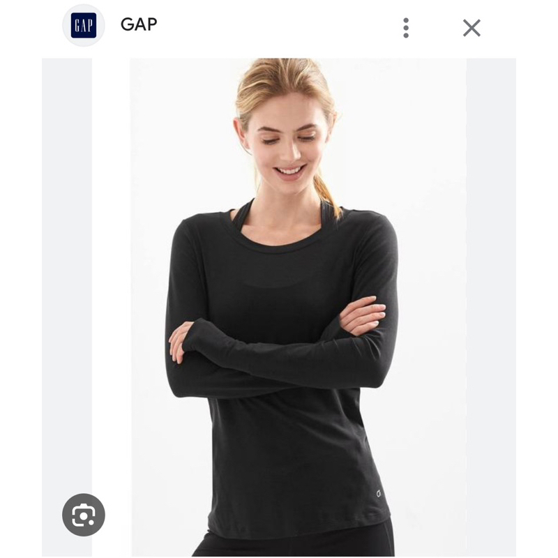 Áo Thể Thao Dài Tay G@P FiT Xỏ Ngón Tay