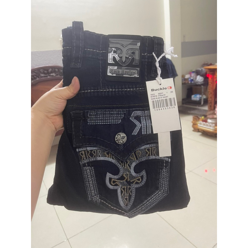 Quần jeans nam nắp túi nổi