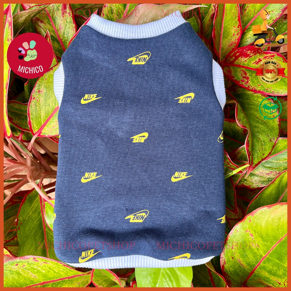 Áo Cho Chó Mèo 3 Lỗ Vải Cotton– Áo 3 Lỗ Cho Thú Cưng Đủ Size