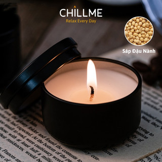 Nến thơm mini cao cấp Chillme sáp đậu nành khử mùi phòng decor trang trí nhà cửa và làm quà tặng