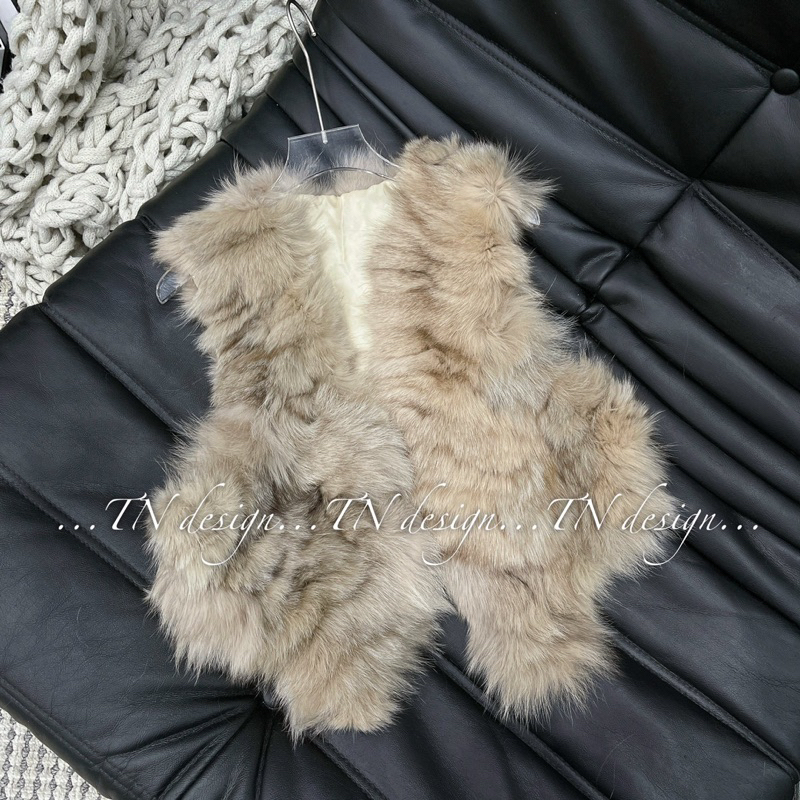 Áo Gile Lông Cáo Hàng QC Loại 1, áo khoác gile hót, áo khoác mùa đông