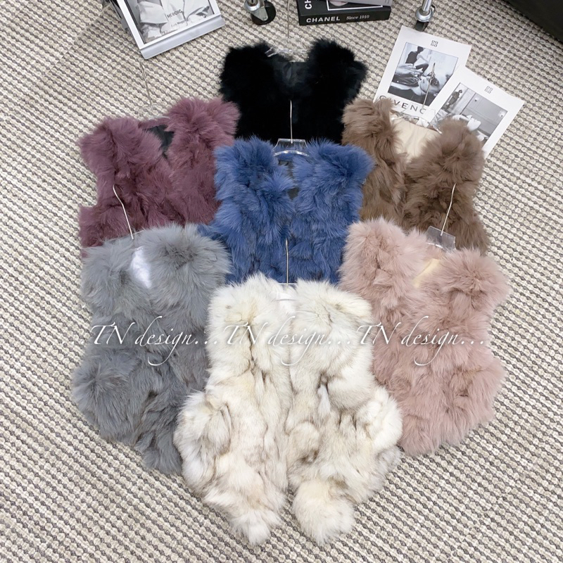 Áo Gile Lông Cáo Hàng QC Loại 1, áo khoác gile hót, áo khoác mùa đông