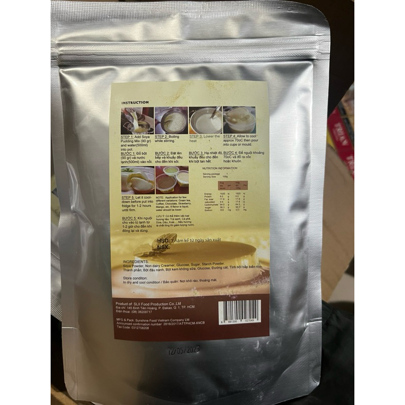 Bột tàu hủ Singapore SL II 450g