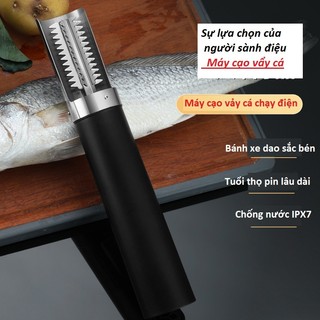 Máy đánh vảy cá, cạo vảy cá tự động cầm tay tích hợp sạc cổng USB mã JY-009