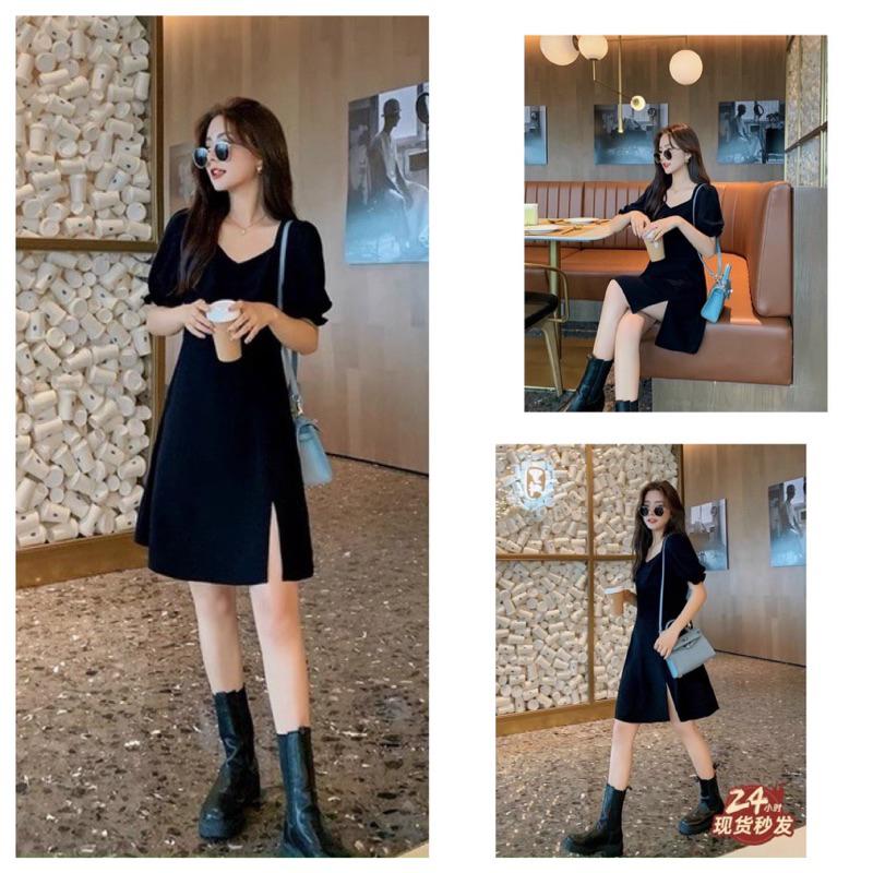 Đầm xẻ tà from A bigsize 55-90ký