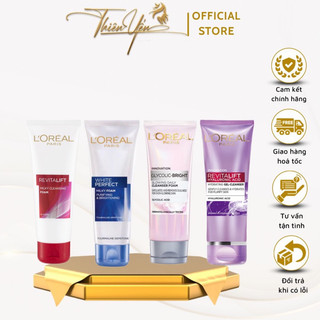 Sữa rửa mặt l’oreal paris cấp ẩm sáng da mờ thâm sạch sâu chống lão hoá loreal 100ml - shop thiên yến