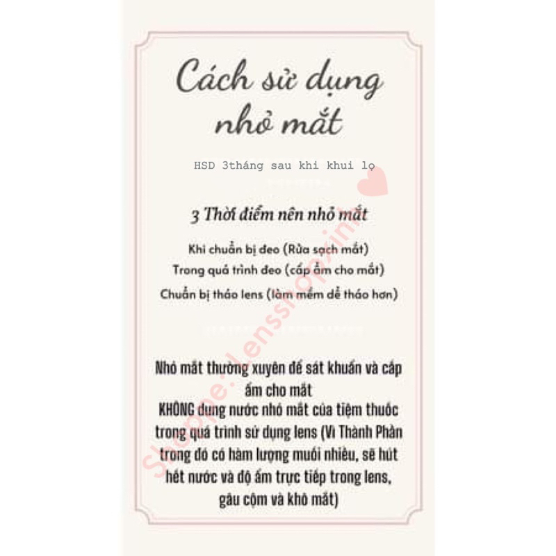 ✨ Kính Áp Tròng Lens Hoa Pudding Gray Size Giãn Vừa - Hạn Sử Dụng 12 Tháng