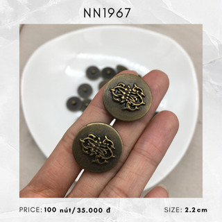 Set 35 nút áo nn1967, size 2.2cm